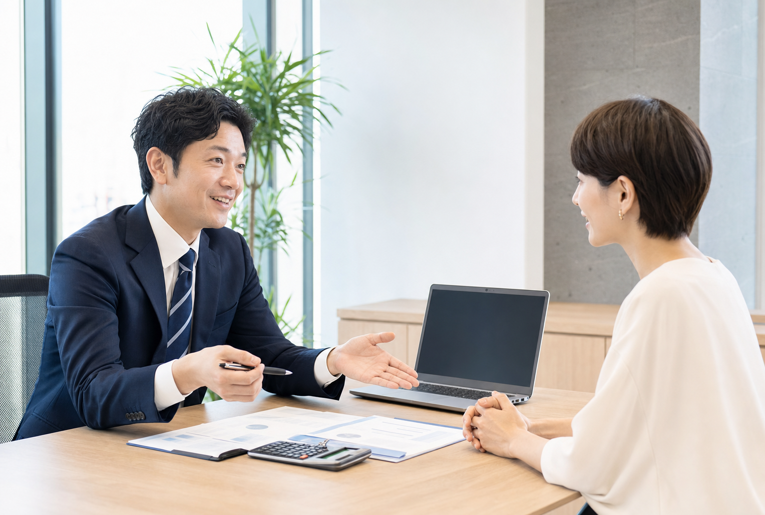 お客様との面談